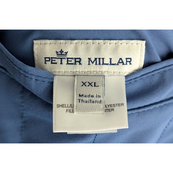 Peter Millar Spring Soft Reversible Vest Men's Size 2XL Ocean Blue & Grey - Picture 3 of 9
